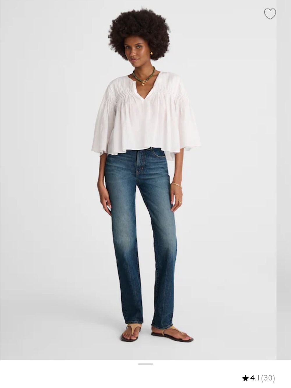Madewell Straight-Leg Midnight Blue Denim Jeans